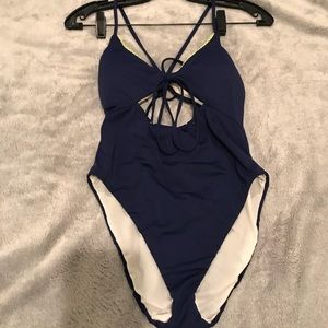 Lucky Brand bathing suit Navy Blue